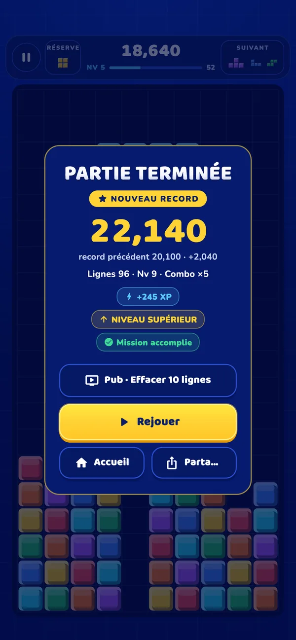 Fin de partie sans pression